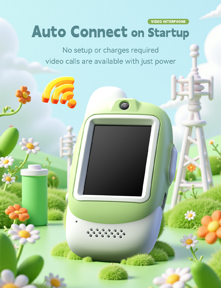 Newest Portable Children Video Walkie Talkies 2 Pack in Set for Kids Outdoor Parent-child Interphone Toys As Christmas Gifts