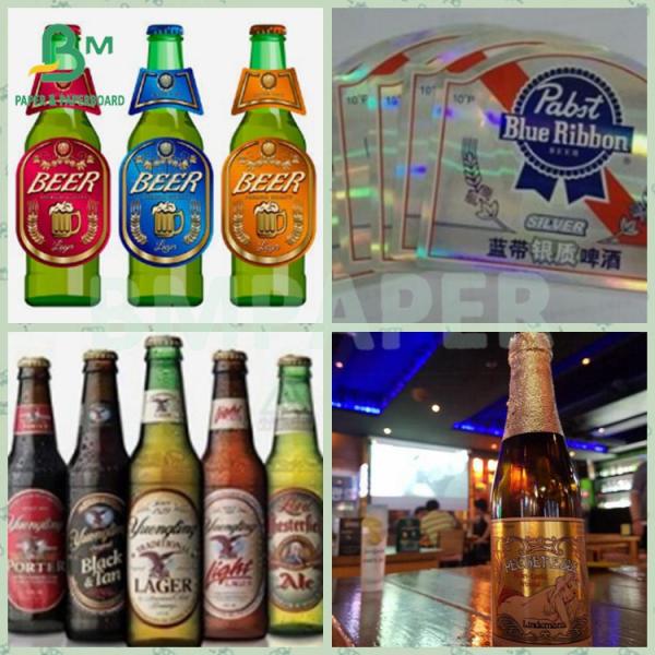 Papel metalizado de aluminio dorado y plata