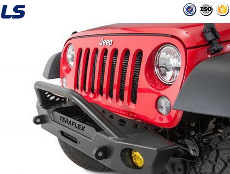 OEM Teraflex Front Steel Black Bumper Bull Bars for Jeep Wrangler Jk 2007+
