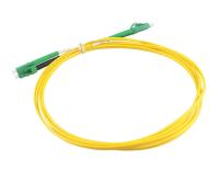 Cabos de 9/125 de remendo Lc da fibra do duplex 3.0mm da manutenção programada Apc a Lc Apc
