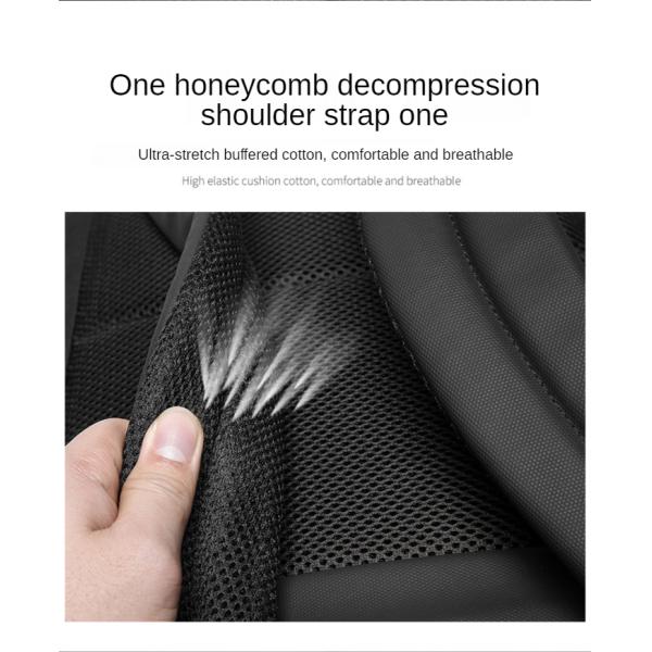 USB Charge 18L Oxford Fabric Fashion Modern Laptop Backpack 2152A