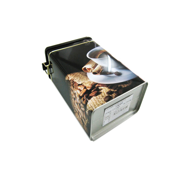 Rectangular Coffee Tea Tin Can Metal Coffee Tin Can Airtight Coffee Tins Wholesale