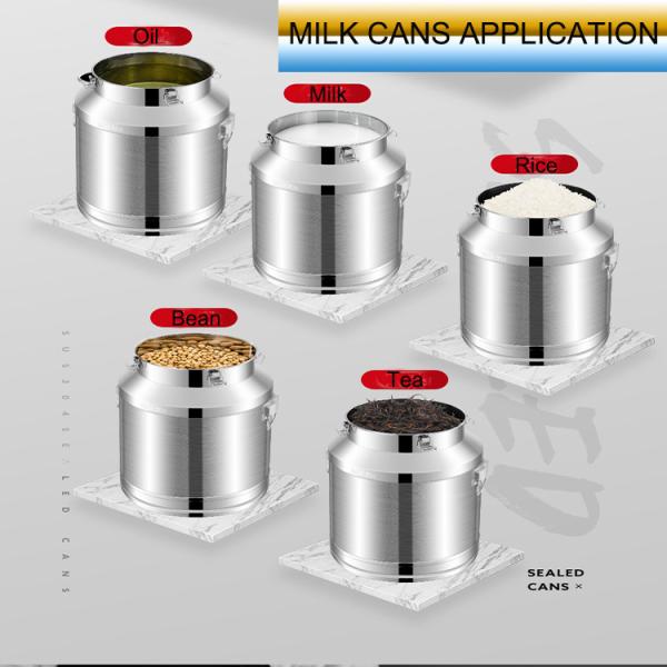 15L универсальные загерметизированные консервные банки молока нержавеющей стали ведра качества еды бочонка SS304 с краном