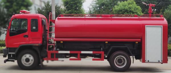 177kw ISUZU Fire Engine, 10000L Water Rescue Fire Truck 6 Wheels
