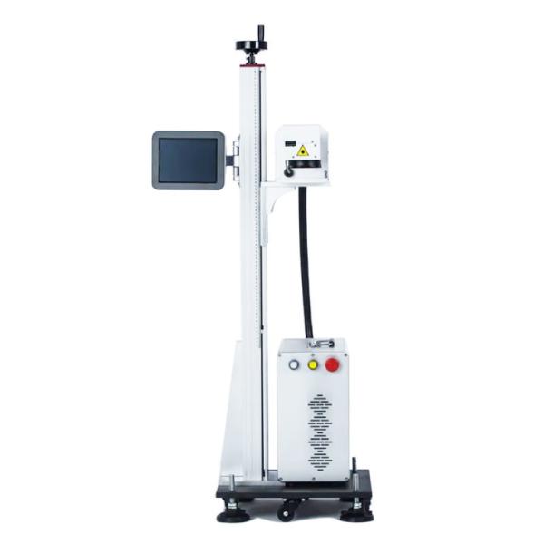 speed Fiber Optic CO2 UV Online Flight Laser Engraving Machine with Pulsed Operation by IPG Raycus Max JPT 20w 30w 50w