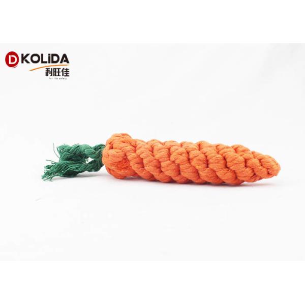 Strong Chew Pet Toys , Tough Dog Toys Double Rope For Puppy Healthy Teeth