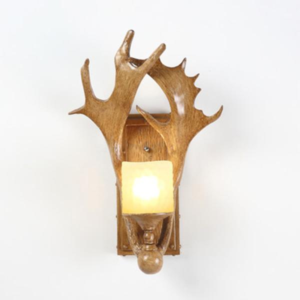 Loft Industrial Farmhouse Kitchen Dining room deer horn wall lamp (WH-VR-07）