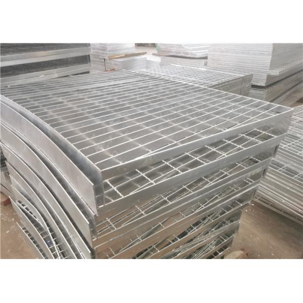 Q235 Hot Dip Galvanized Steel Grating Plate Pressure Locked For Warehouse