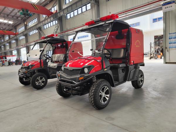 13HP Water Mist System Commercial Fire Trucks with 420 L/min Portable Pump Flow