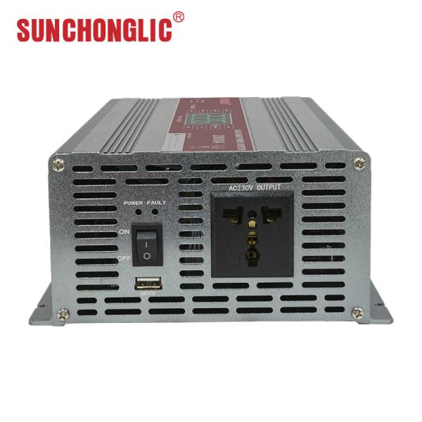 2000w Solar Smart Power Inverter Output LED Display DC 12V To AC 220V