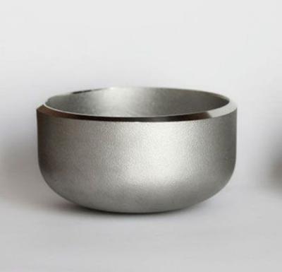 Seamless ASTM A403 WP304L Steel Pipe Caps Galvanized / Black Primer Surface