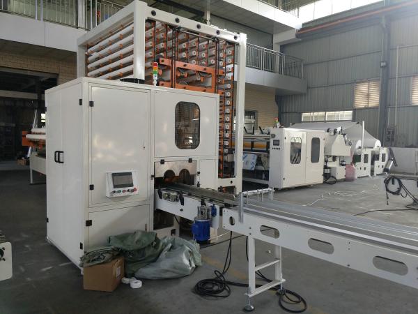 Industrial Toilet Paper Roll Cutter with High Speed and Large Capacity for Tissue Factories