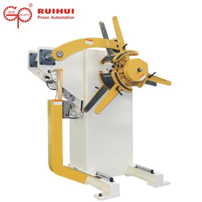 Máquina de aço hidráulica manual ou pneumática de Decoiling para a alimentação material da bobina