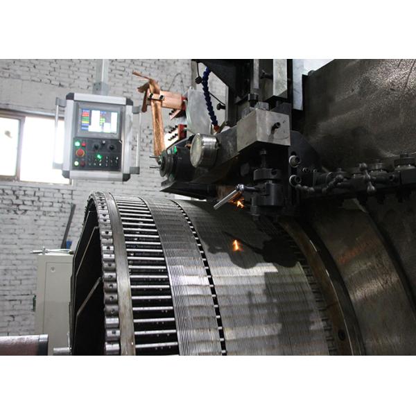 Rotary Juice Screen Wire Mesh Welding Machine 600-1200 MM Tube Diameter