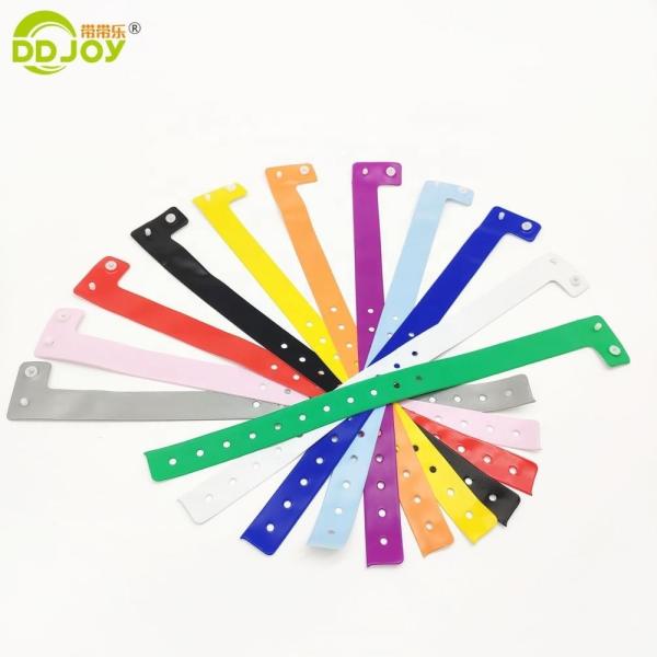 Yellow One-Off Soft Comfortable PVC Vinyl ID Bracelet Wristband for Any Festival