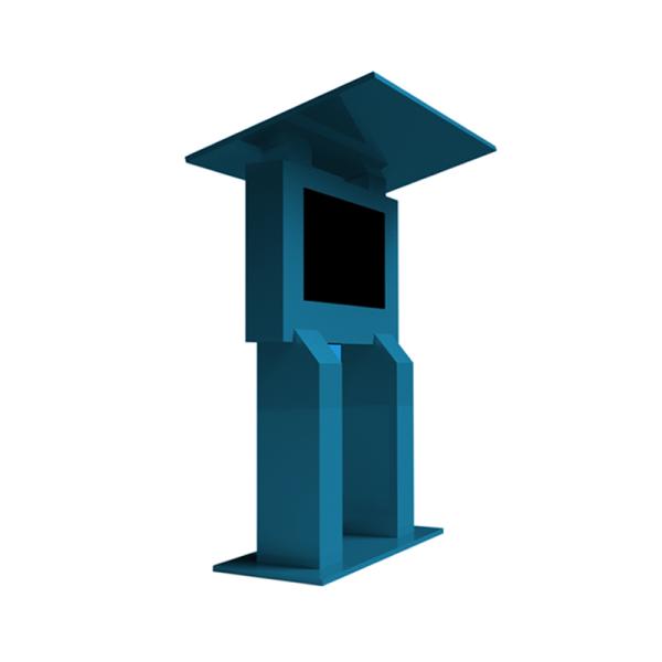 65 Inch Weatherproof Outdoor Touch Kiosk 178(H)/178(V) Viewing Angle