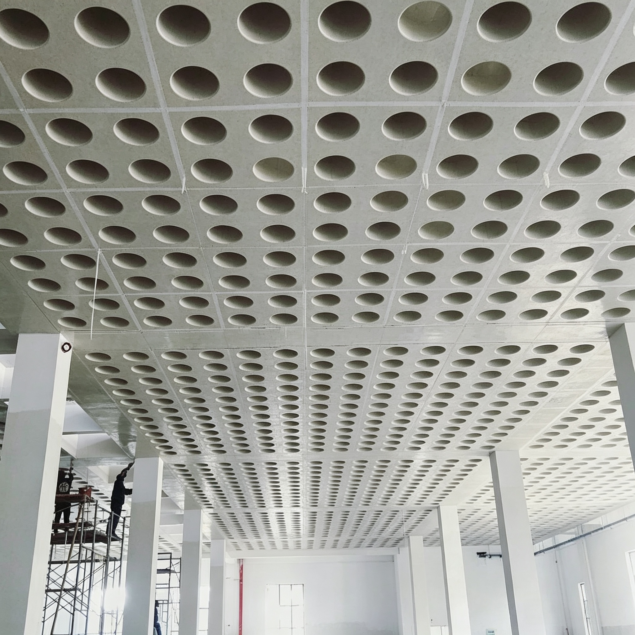 SMC Waffle Slab Mould Waterproof Waffle Slab Formwork Corrosion Resistant Flame Retardant Eco Friendly