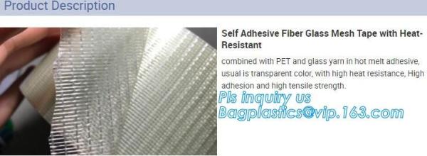 Glass Mesh carpet tape,PET film glass fiber mesh tape,Fiberglass mesh tape for gypsum,160Mic Backing Fiberglass Double S