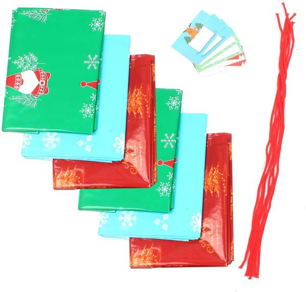 36X44 Plastic Christmas Gift Bags For Festival Packing