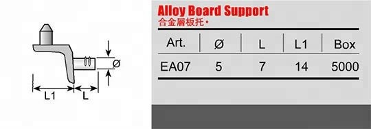 Nickel Plated Metal Cabinet Cast Iron Shelf Brackets for Steel L Shape Furniture Joint