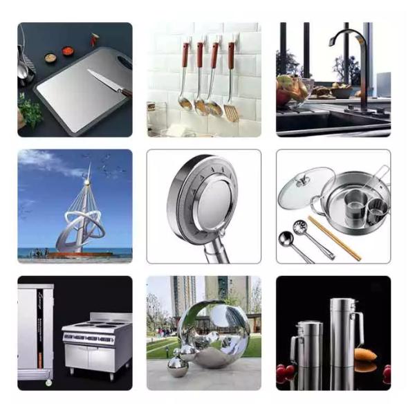 Hoja de metal de acero inoxidable SUS304 201 304 410 430 AISI ASTM 0.3m m