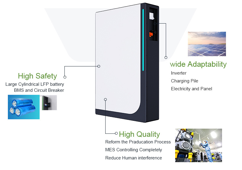 CTS  51.2V 100Ah 200Ah LiFePo4 Server Rack Battery OEM ODM Solar Energy Storage Power Wall for Home UPS System