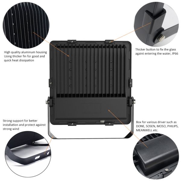 High Lumen LED Flood Lights Waterproof IP66 Explosion Proof