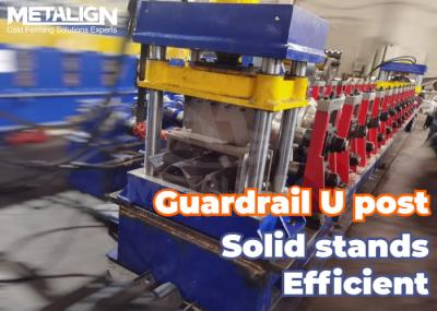 Compact And Efficient Cold Roll Highway Guardrail Forming Machine W Panel Production