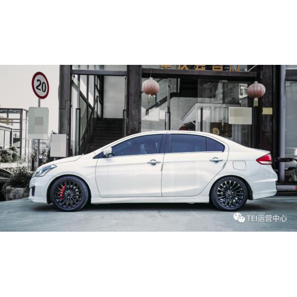 Front Big Brake Kit 4 Piston Caliper With 330x28mm Rotor BBK Auto Brake System For Suzuki Ciaz 16 Inch Car Rim