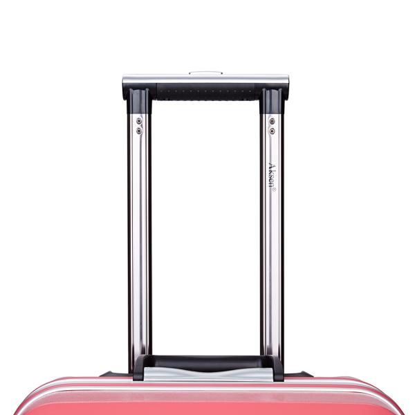 22 26 pouces PC en aluminium coffre dur Valige sans fermeture à glissière Sac de voyage avant ouvert Fonction de bagages durables Ensemble de 2 pièces pour l'extérieur