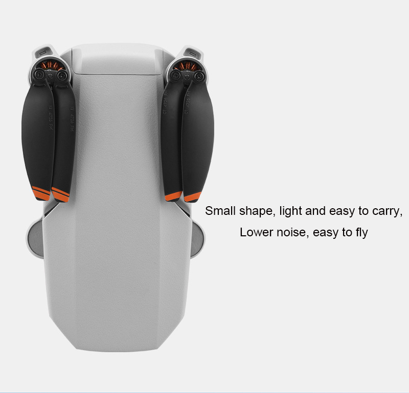 Original For Dji Mavic Mini 2 Propellers Orange 2/4k Se Blades 4726f Wing Accessories
