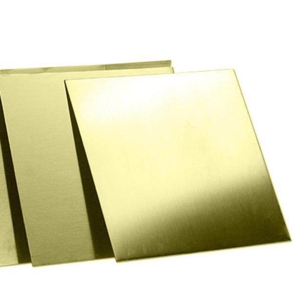 Material 0.5mm de ASTM B152M Brass Sheet Plate C1100 0.8mm densamente