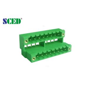 Male Sockets Pluggable Double Level Terminal Block Headers 2*2-2*22 Poles 5.08mm Pitch