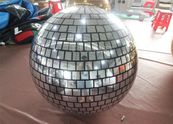Bola inflável de suspensão do disco do espelho das bolas KTV DJ do disco do brilho gigante do PVC