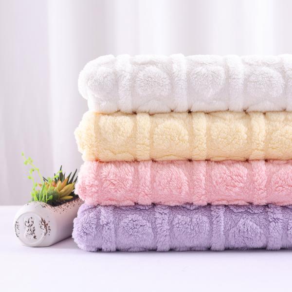 New Arrive Soft 100 Polyester Cotton Jacquard Fleece Fabric for Shoes Men Womens Clothing Blankets for Winter