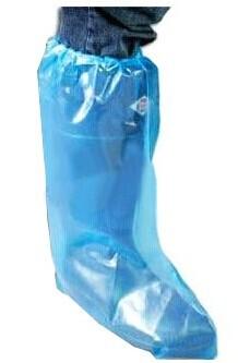 ODM PE Clear Disposable Boot Cover 18 Disposable Work Booties For Cleaning