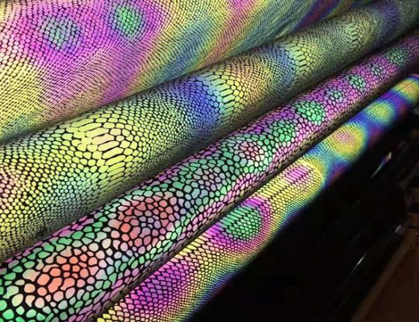 Bright Silver Reflective Heat Transfer Film Reflective Iron On Vinyl For Shirts