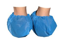 Dust Proof Disposable Overshoe Covers , Light Blue Disposable Foot Covers