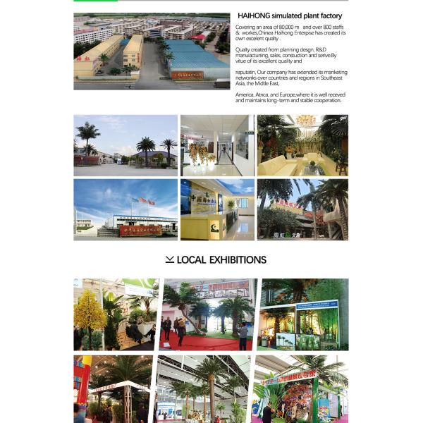 Real Stem Artificial Bamboo Outdoor UV Resistant Indoor Fire Retardant