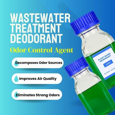 China Supplier Exporter Environmentally Plant Base Deodorizer Factory Wastewater Treatment Deodorant Industries Liquid Deodorants for STP ETP