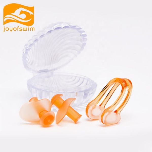 Soft Anti Noise Waterproof Nose Clip And Ear Plugs Portable For Swimmers And Divers