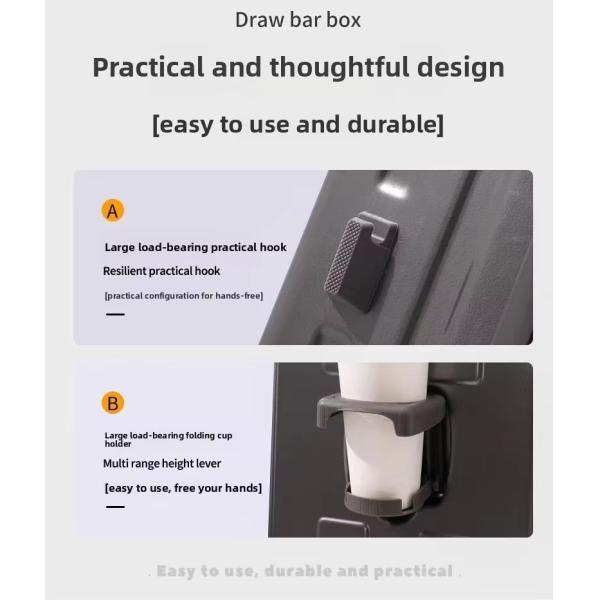 360° roues tournantes Port USB à ouverture avant Sac de voyage d'affaires Bagage durable pour un style moderne simple Voyage de vacances