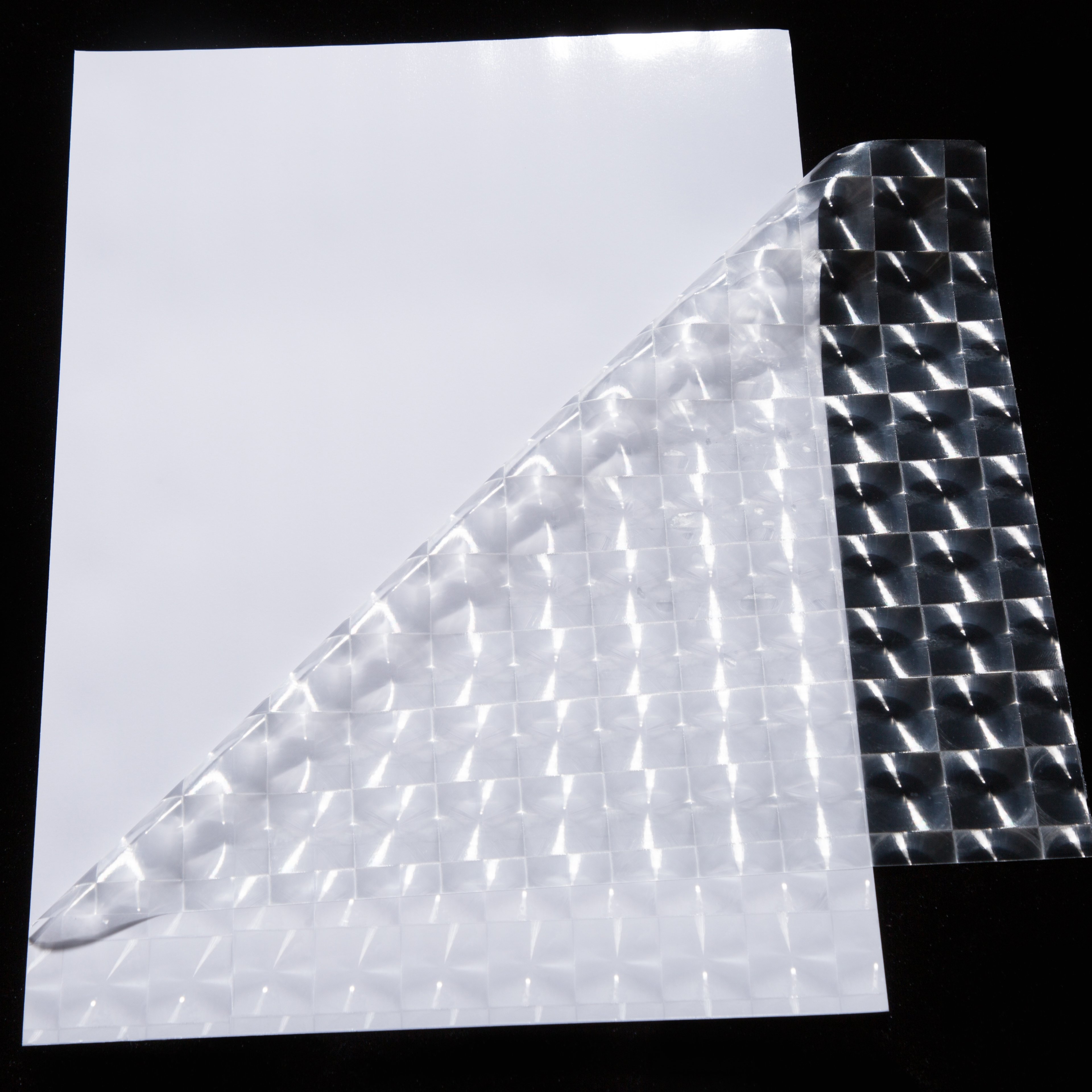 Cat Eye Pattern Holographic 3d Lenticular Cold Lamination Film For Sheet Or Roll
