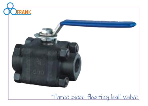 Fire Safe 3 Piece 3˝ 2500LB Industrial Metal Valves