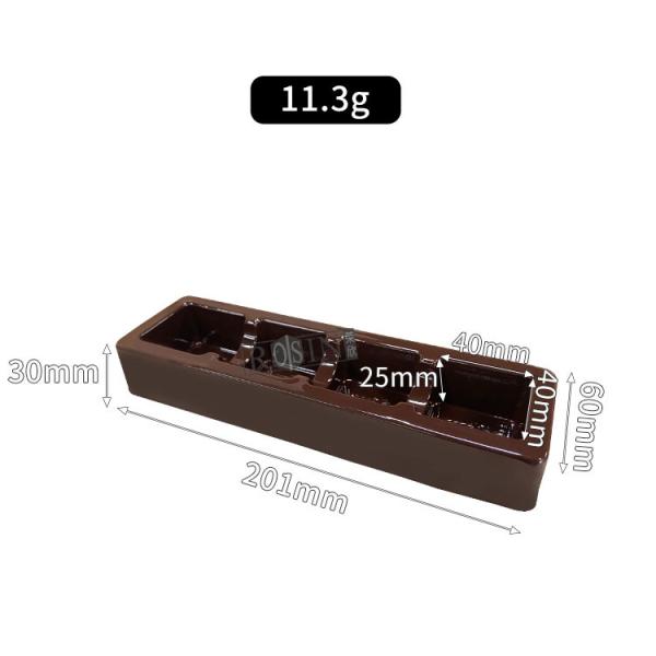 4 Cavity Plastic Chocolate Packaging Vacuum Formed Plastic Chocolate Tray Insert