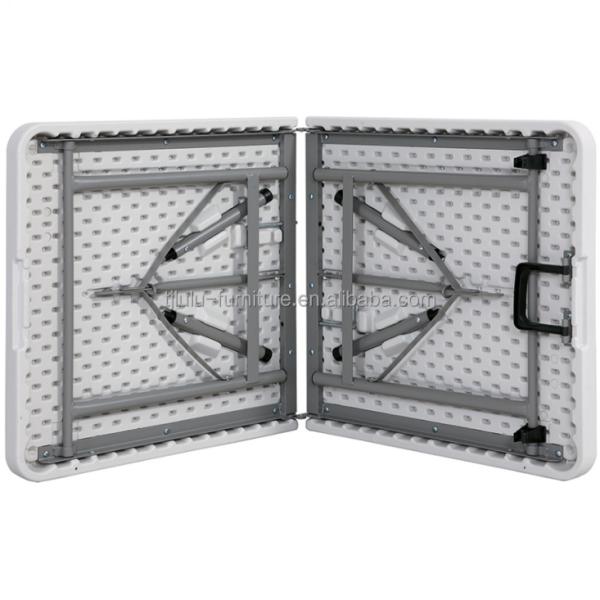 Embalaje de correos Y Jardín de cocina al aire libre Mesas y sillas plegables de plástico blanco para la deshierba