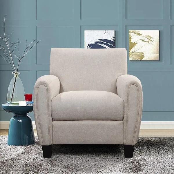 Stain Resistant Modern Single Seater Chair Antiwear Nontoxic For Living Room