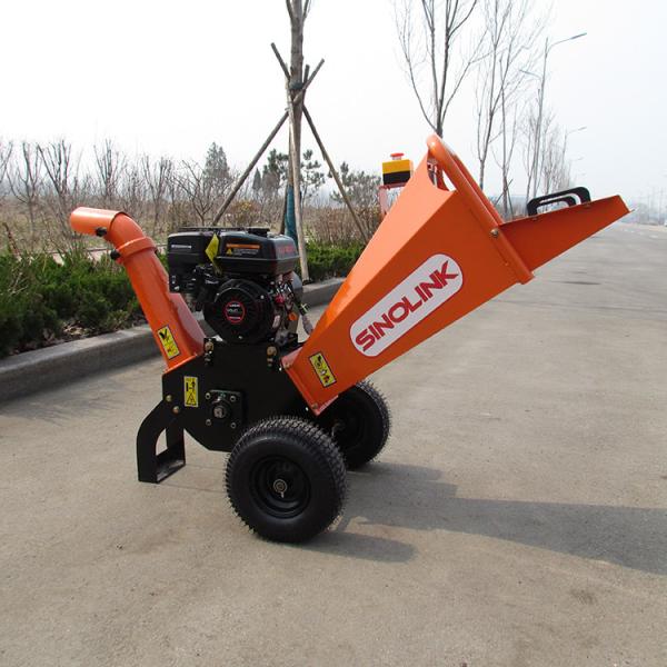 Yard Wood Chipper Machine Sinolink TUV CE EPA 100mm 6.5hp