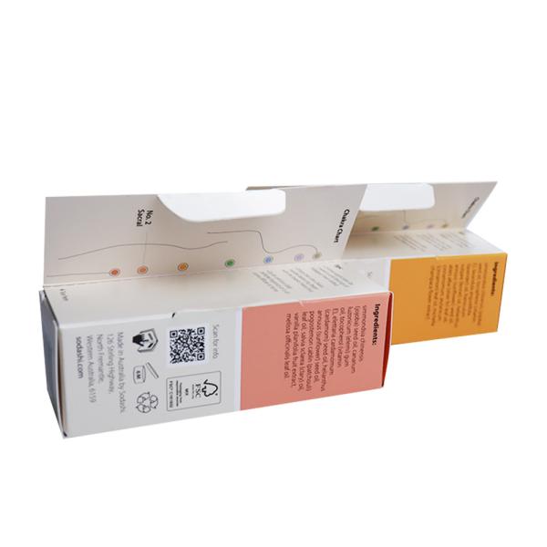 Cosmetic Packaging Box for Beauty Products Customized Embossed UV Design Durable