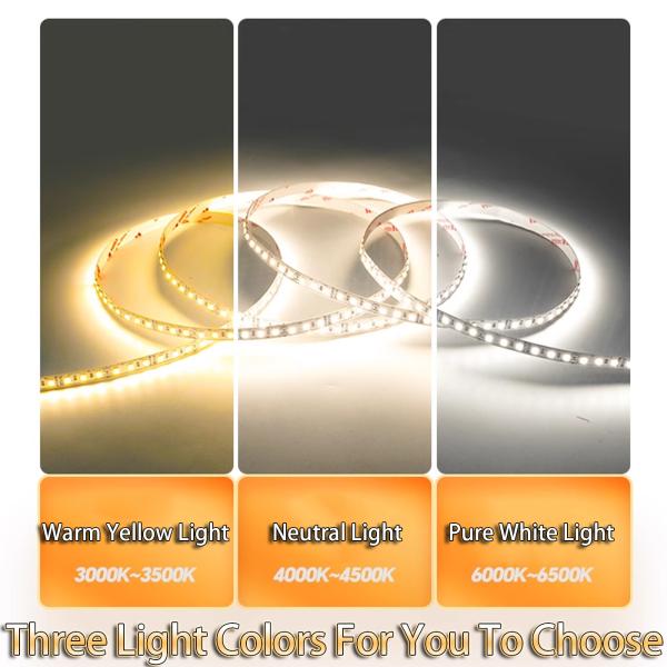 24V Self-Adhesive Bare Board Linear LED Strip Light For Aluminum Channel Ceiling And Cabinet Lighting